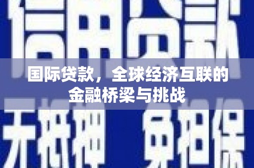 施甸国际贷款，全球经济互联的金融桥梁与挑战