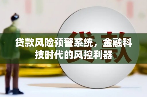 施甸贷款风险预警系统，金融科技时代的风控利器