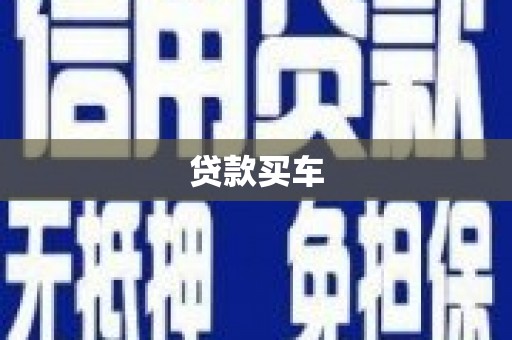 施甸贷款买车
