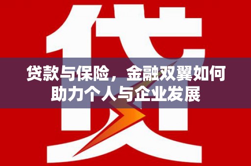 施甸贷款与保险，金融双翼如何助力个人与企业发展