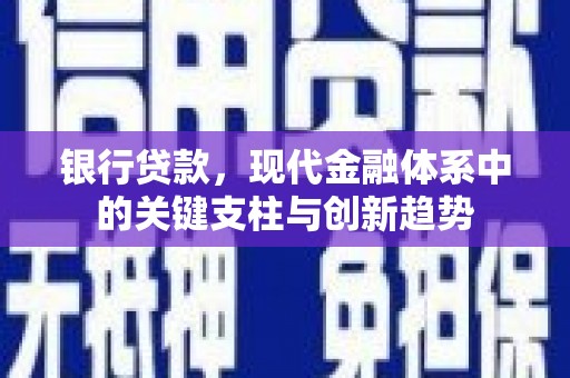 施甸银行贷款，现代金融体系中的关键支柱与创新趋势