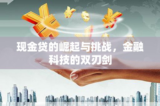 施甸现金贷的崛起与挑战，金融科技的双刃剑