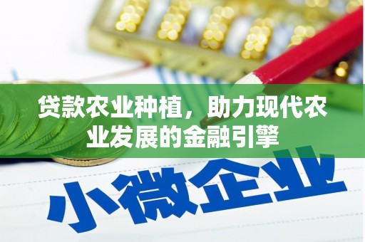 施甸贷款农业种植，助力现代农业发展的金融引擎