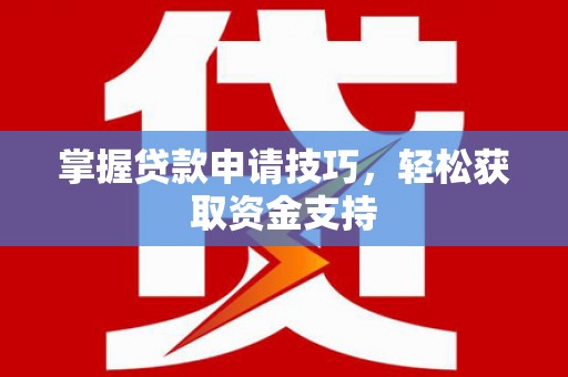施甸掌握贷款申请技巧，轻松获取资金支持