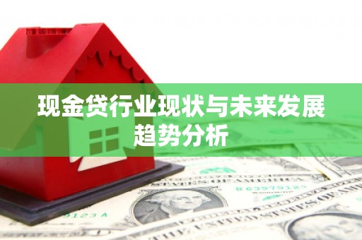 施甸现金贷行业现状与未来发展趋势分析
