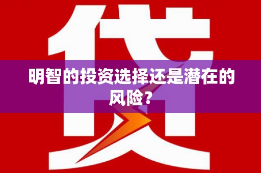 施甸明智的投资选择还是潜在的风险？