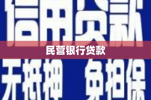 施甸民营银行贷款