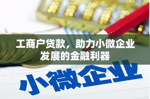 施甸工商户贷款，助力小微企业发展的金融利器