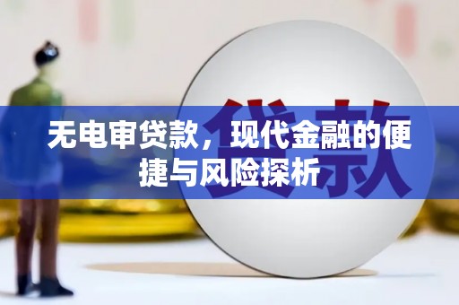 施甸无电审贷款，现代金融的便捷与风险探析