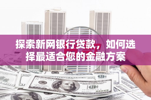 施甸探索新网银行贷款，如何选择最适合您的金融方案
