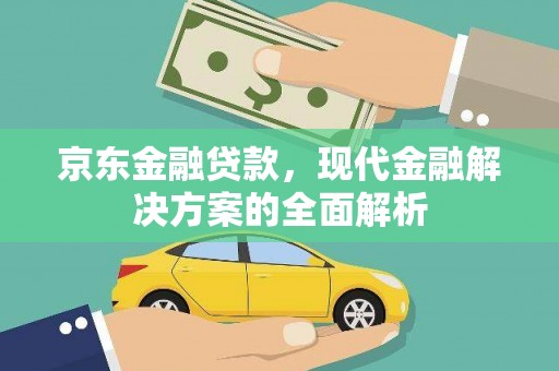 施甸京东金融贷款，现代金融解决方案的全面解析