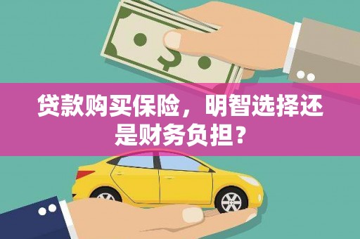 施甸贷款购买保险，明智选择还是财务负担？