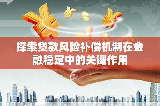 施甸探索贷款风险补偿机制在金融稳定中的关键作用