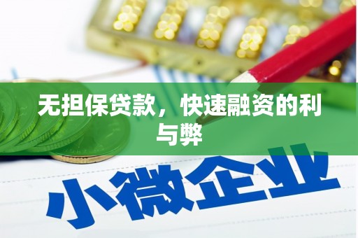 施甸无担保贷款，快速融资的利与弊