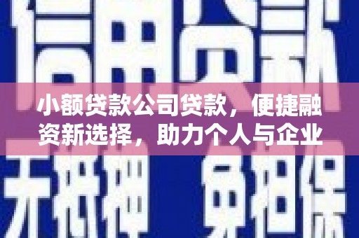 施甸小额贷款公司贷款，便捷融资新选择，助力个人与企业成长