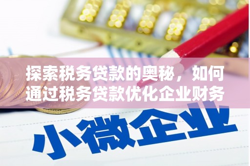 施甸探索税务贷款的奥秘，如何通过税务贷款优化企业财务