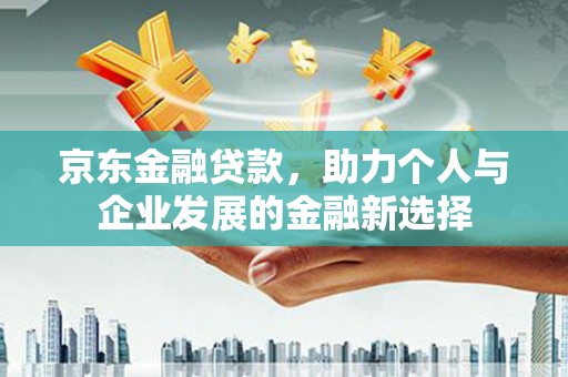 施甸京东金融贷款，助力个人与企业发展的金融新选择