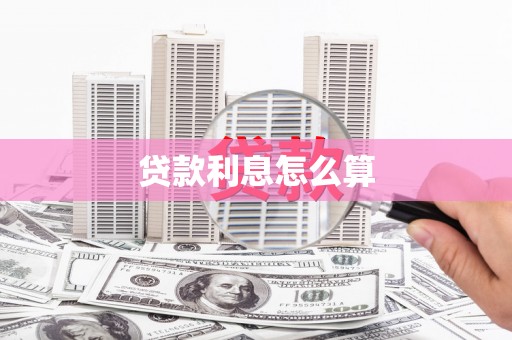 施甸贷款利息怎么算