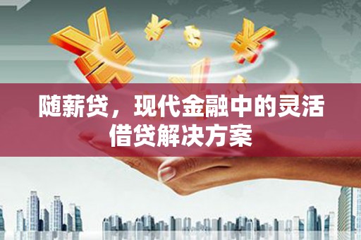 施甸随薪贷，现代金融中的灵活借贷解决方案
