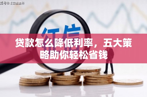 施甸贷款怎么降低利率，五大策略助你轻松省钱