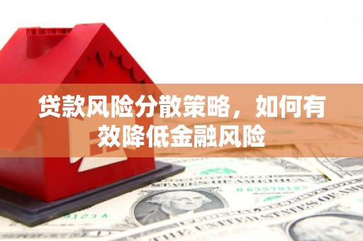 施甸贷款风险分散策略，如何有效降低金融风险