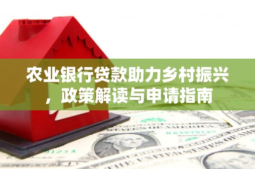施甸农业银行贷款助力乡村振兴，政策解读与申请指南