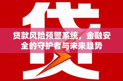 施甸贷款风险预警系统，金融安全的守护者与未来趋势