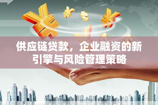 施甸供应链贷款，企业融资的新引擎与风险管理策略