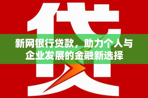 施甸新网银行贷款，助力个人与企业发展的金融新选择