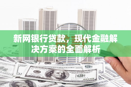 施甸新网银行贷款，现代金融解决方案的全面解析