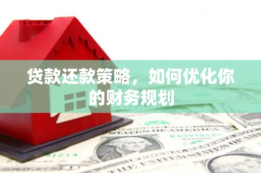 施甸贷款还款策略，如何优化你的财务规划