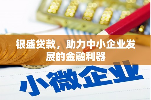 施甸银盛贷款，助力中小企业发展的金融利器