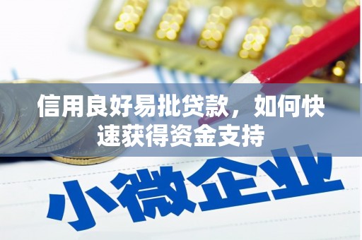 施甸信用良好易批贷款，如何快速获得资金支持