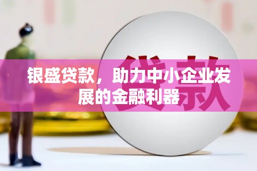 施甸银盛贷款，助力中小企业发展的金融利器