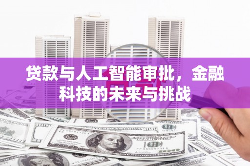 施甸贷款与人工智能审批，金融科技的未来与挑战