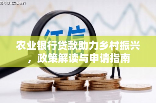 施甸农业银行贷款助力乡村振兴，政策解读与申请指南