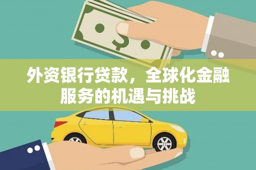 施甸外资银行贷款，全球化金融服务的机遇与挑战