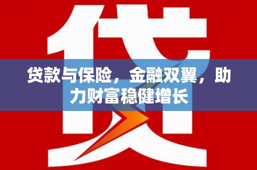 施甸贷款与保险，金融双翼，助力财富稳健增长