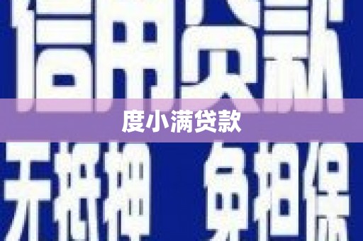 施甸度小满贷款