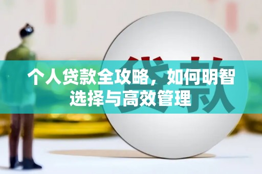 施甸个人贷款全攻略，如何明智选择与高效管理