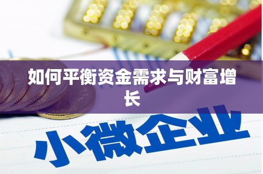 施甸如何平衡资金需求与财富增长