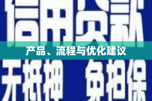施甸产品、流程与优化建议
