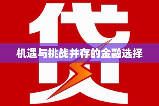 施甸机遇与挑战并存的金融选择